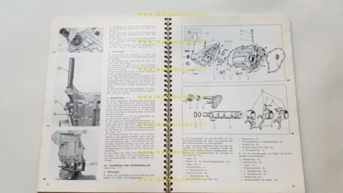 Moto Guzzi V 35 -V 50 1978 manuale officina originale …