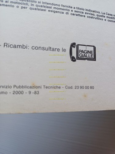 Moto Guzzi V 35 C - V 50 C 1983 …