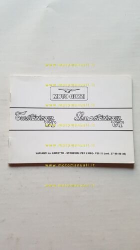 Moto Guzzi V 35 GT - V 65 GT 1987 …
