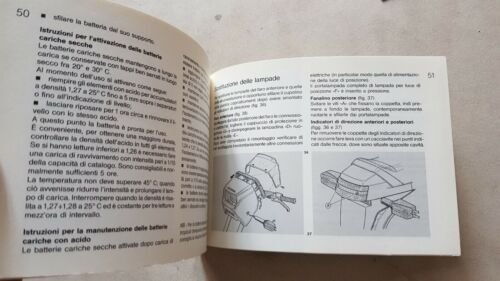 Moto Guzzi V 35 III 1985 manuale uso manutenzione originale …