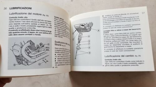 Moto Guzzi V 35 III 1985 manuale uso manutenzione originale …
