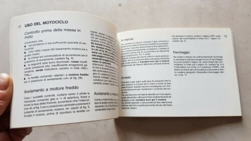 Moto Guzzi V 35 III 1985 manuale uso manutenzione originale …