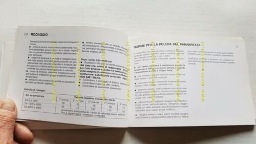 Moto Guzzi V 35 III 1990 manuale uso manutenzione originale …