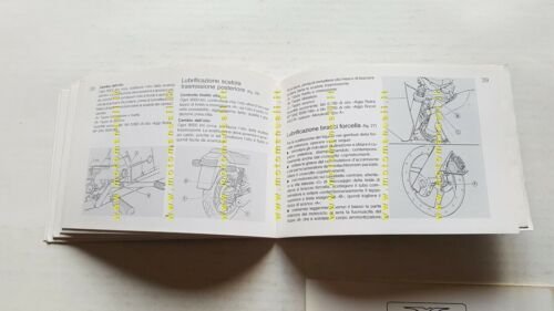 Moto Guzzi V 35 III 1990 manuale uso manutenzione originale …