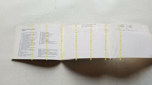 Moto Guzzi V 35 III 1990 manuale uso manutenzione originale …