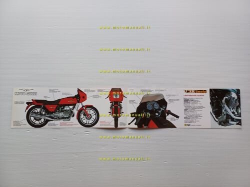 Moto Guzzi V 35 Imola 350 1981 depliant italiano originale