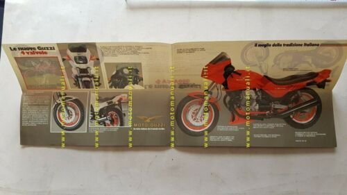 MOTO GUZZI V 35 Imola II-V50 Monza II 1984 depliant …