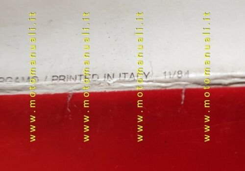 MOTO GUZZI V 35 Imola II-V50 Monza II 1984 depliant …