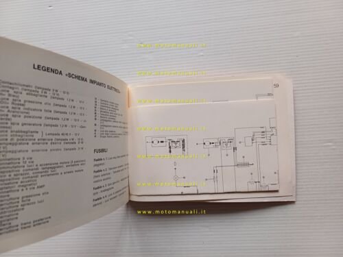Moto Guzzi V 50 1 Serie manuale uso manutenzione libretto …