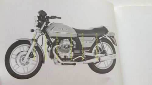 Moto Guzzi V 50 III 500 1986 manuale uso originale …