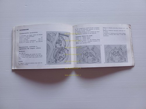Moto Guzzi V 50 Monza 1981 manuale uso manutenzione originale …