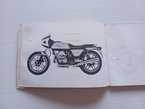 Moto Guzzi V 50 Monza 1981 manuale uso manutenzione originale …