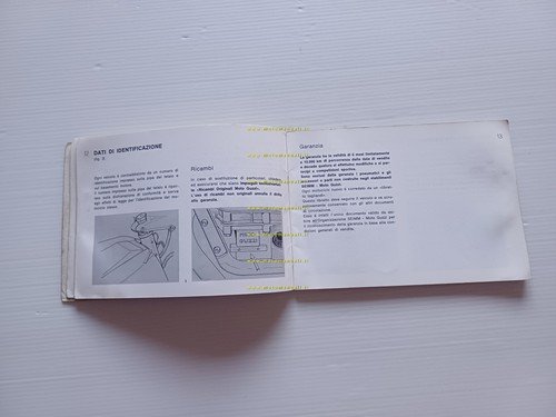 Moto Guzzi V 50 Monza 1981 manuale uso manutenzione originale …