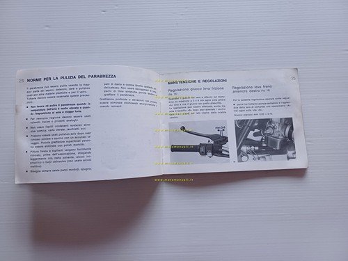 Moto Guzzi V 50 Monza 1981 manuale uso manutenzione originale …