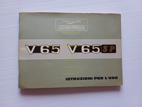 Moto Guzzi V 65 - V 65 SP 1983 manuale …