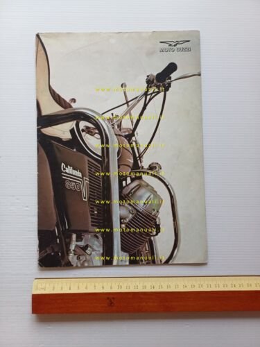 MOTO GUZZI V 850 California 1972 depliant originale genuine brochure