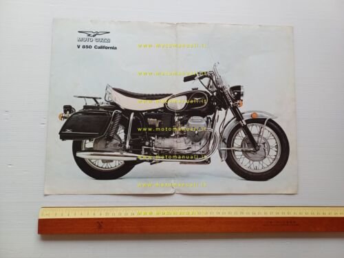 MOTO GUZZI V 850 California 1972 depliant originale genuine brochure