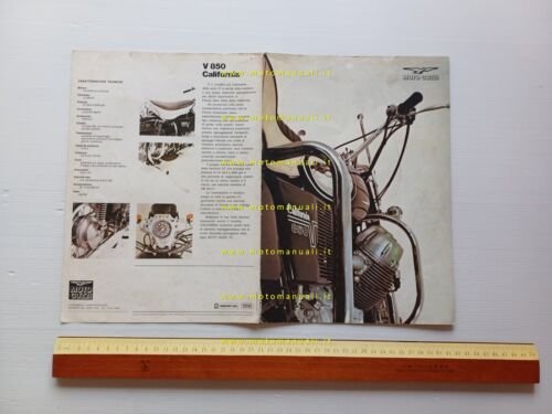 MOTO GUZZI V 850 California 1972 depliant originale genuine brochure