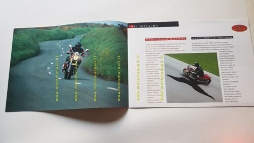 Moto Guzzi V10 Centauro depliant moto originale brochure italiano