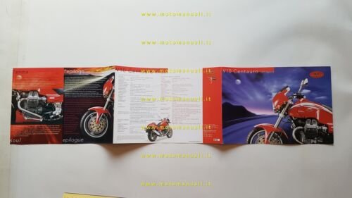 Moto Guzzi V10 Centauro Sport - GT 2000 depliant poster …