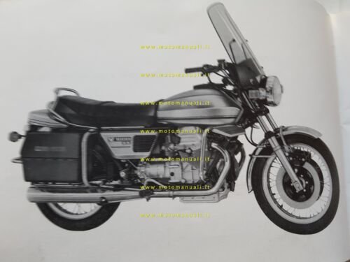 Moto Guzzi V1000 G5 1980 manuale uso manutenzione libretto italiano …