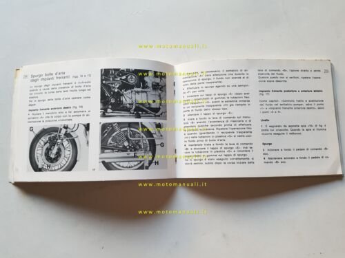 Moto Guzzi V1000 G5 1980 manuale uso manutenzione libretto italiano …