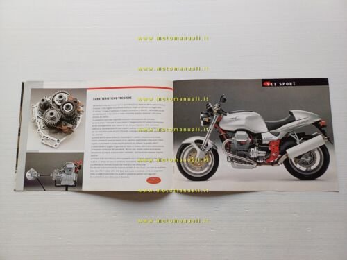 Moto Guzzi V11 Sport 1999 depliant originale italiano