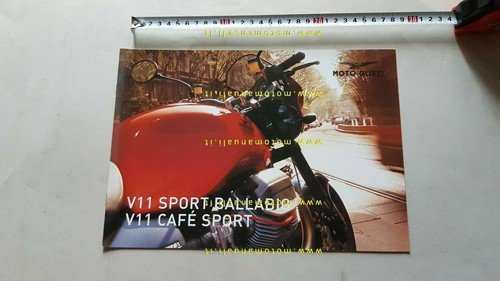 Moto Guzzi V11 Sport Ballabio - Cafè Sport 2003 depliant …