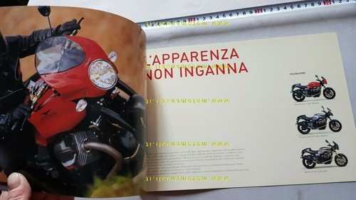 Moto Guzzi V11 Sport Ballabio - Cafè Sport 2003 depliant …