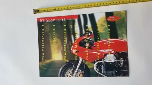 MOTO GUZZI V11 Sport Corsa depliant GERMAN FRENCH originale brochure
