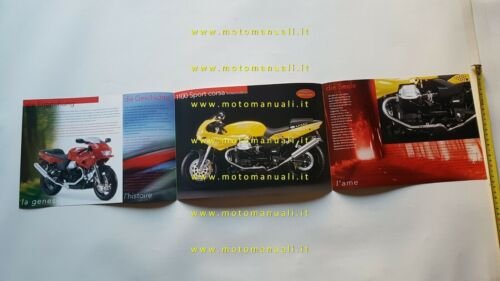 MOTO GUZZI V11 Sport Corsa depliant GERMAN FRENCH originale brochure