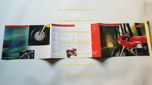 MOTO GUZZI V11 Sport Corsa depliant GERMAN FRENCH originale brochure