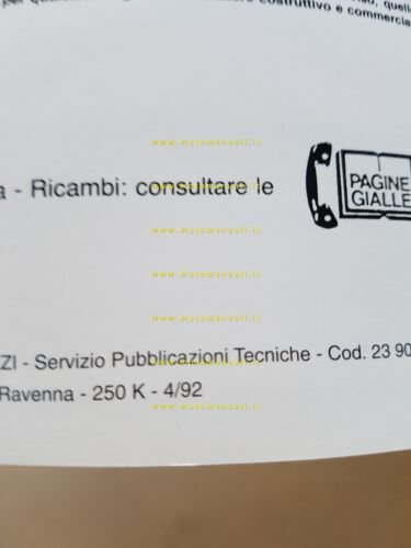 Moto Guzzi V35 - V65 Florida 1992 manuale uso manutenzione …