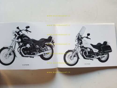 Moto Guzzi V35 - V65 Florida 1992 manuale uso manutenzione …