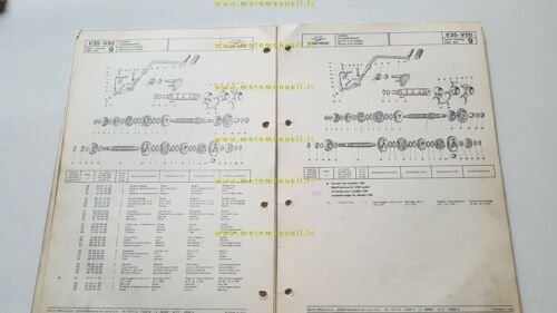 Moto Guzzi V35 -V50 1977 catalogo ricambi originale spare parts …