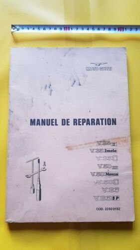 Moto Guzzi V35-50-65 1980 manuale officina TESTO FRANCESE FRENCH FRANÇAIS