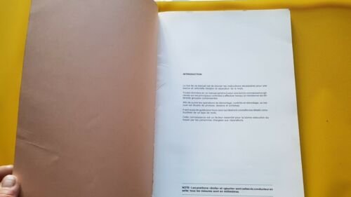 Moto Guzzi V35-50-65 1980 manuale officina TESTO FRANCESE FRENCH FRANÇAIS