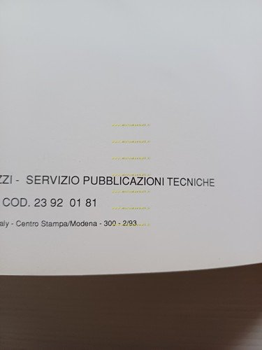 Moto Guzzi V35-50-65 1993 manuale officina TESTO INGLESE ENGLISH