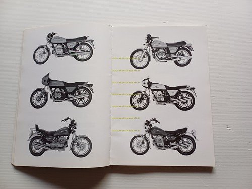 Moto Guzzi V35-50-65 1993 manuale officina TESTO INGLESE ENGLISH