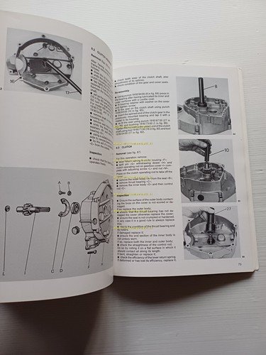 Moto Guzzi V35-50-65 1993 manuale officina TESTO INGLESE ENGLISH