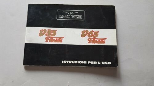 Moto Guzzi V35-65 Florida 1988 manuale uso manutenzione originale owner's …