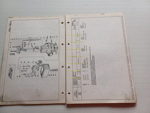 Moto Guzzi V35 II 1980 catalogo ricambi originale