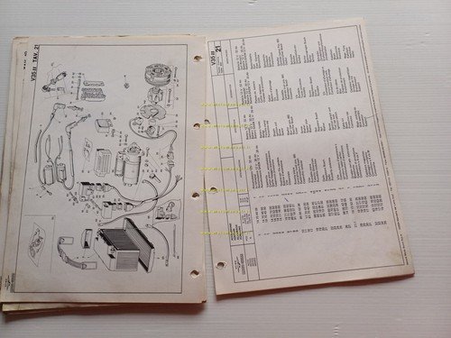 Moto Guzzi V35 II 1980 catalogo ricambi originale