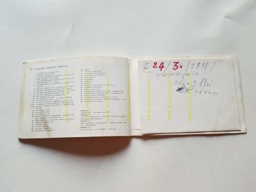 Moto Guzzi V35 Imola 350 1981 manuale uso libretto originale …