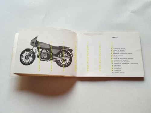 Moto Guzzi V35 Imola 350 1981 manuale uso libretto originale …