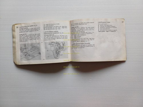 Moto Guzzi V35 TT - V65 TT 1984 manuale uso …
