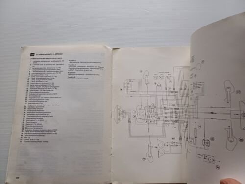 Moto Guzzi V35-V65 Florida 1985 Varianti Manuale Officina V35-50-65 originale