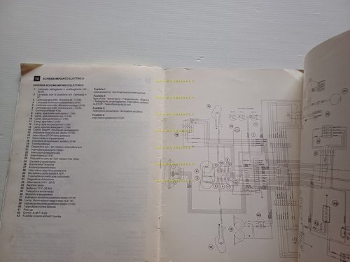 Moto Guzzi V35-V65 Florida 1985 Varianti Manuale Officina V35-50-65 originale