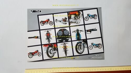 MOTO GUZZI V50 1977 1 serie depliant originale