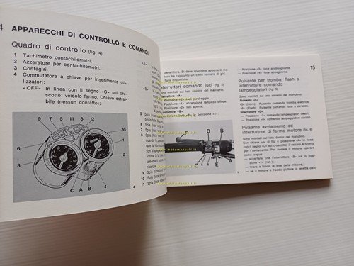 Moto Guzzi V50 III 1984 manuale uso manutenzione libretto italiano …